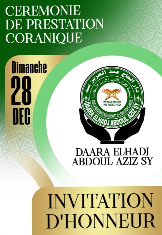 Enseignement au Daara